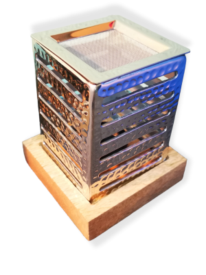 Räucherstövchen mit Holzuntersetzer